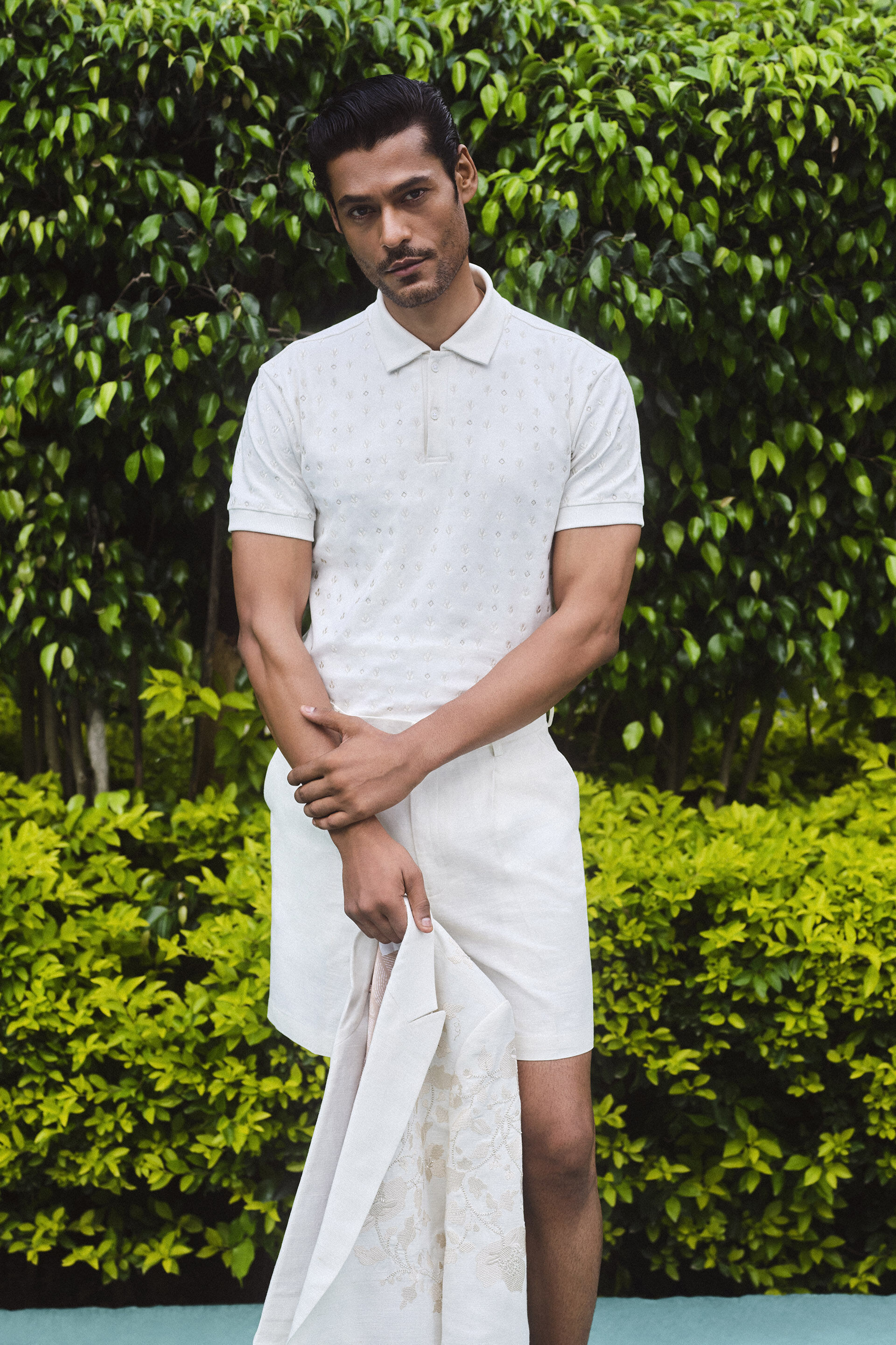 Firelight Embroidered T-shirt - Off White
